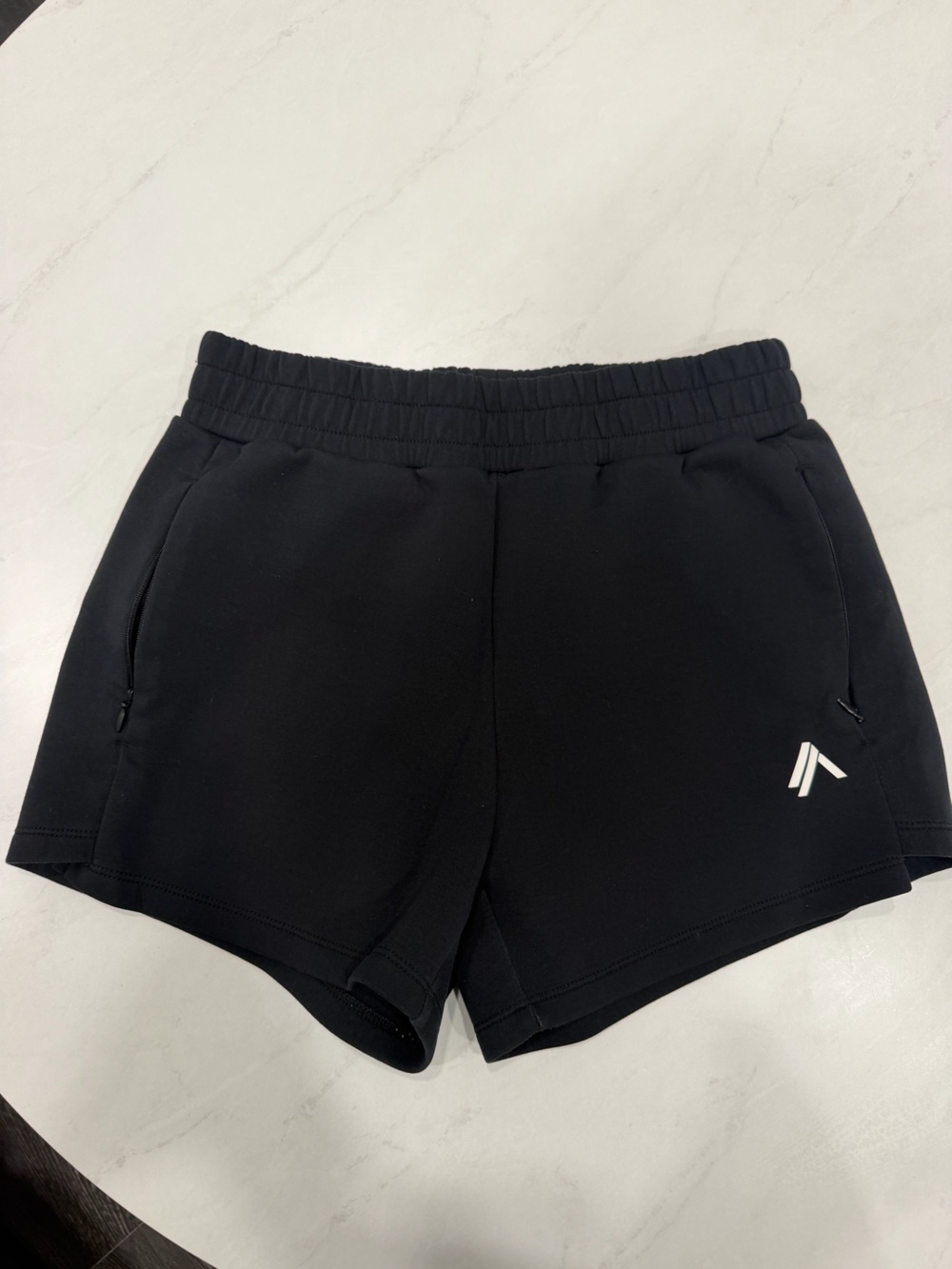 Alphalete Women's Black Athletic Shorts with Logo